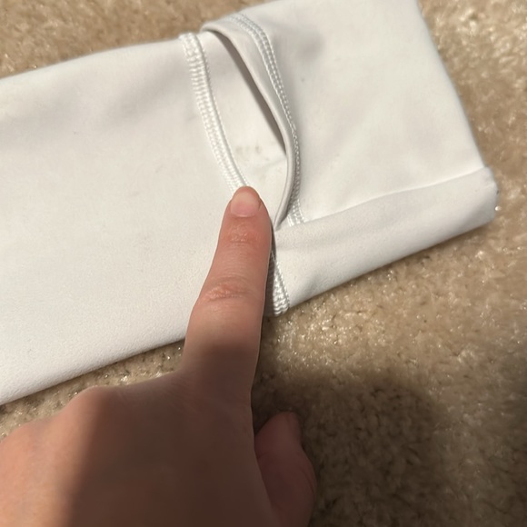 🦄✨RARE✨ Lululemon Define Jacket Cropped *Gold Size 6 *Special Edition Off White - Picture 8 of 16